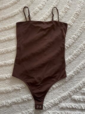 Express Brown Body Contour Tank Top Bodysuit Women’s Size XS